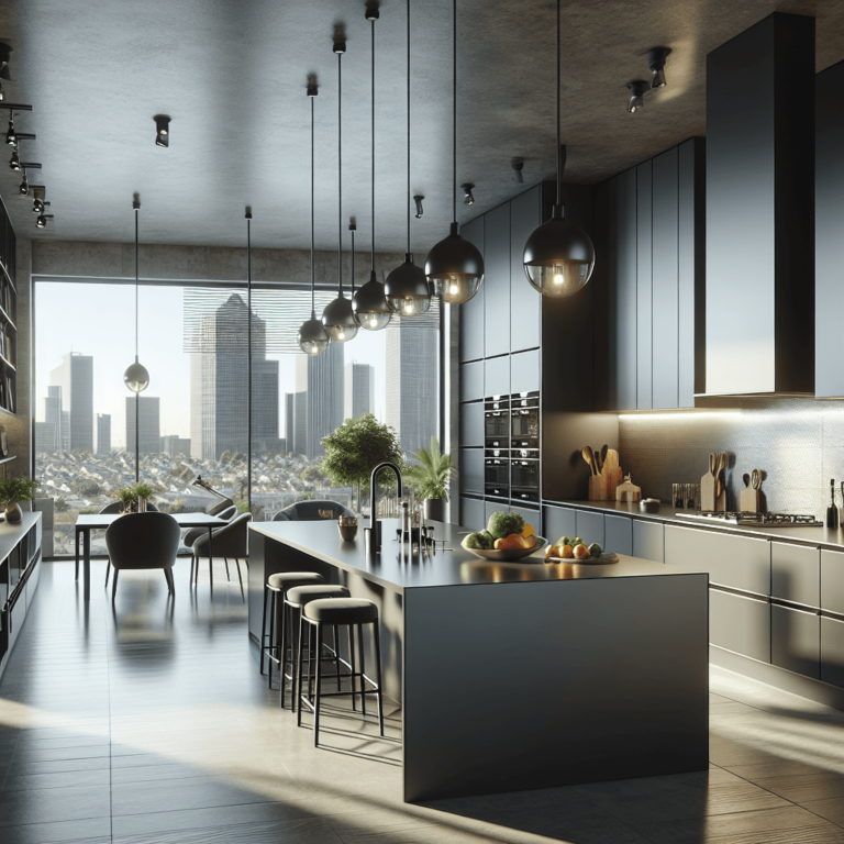 anthrazitfarbene Barrierefreie Küche-Duisburg