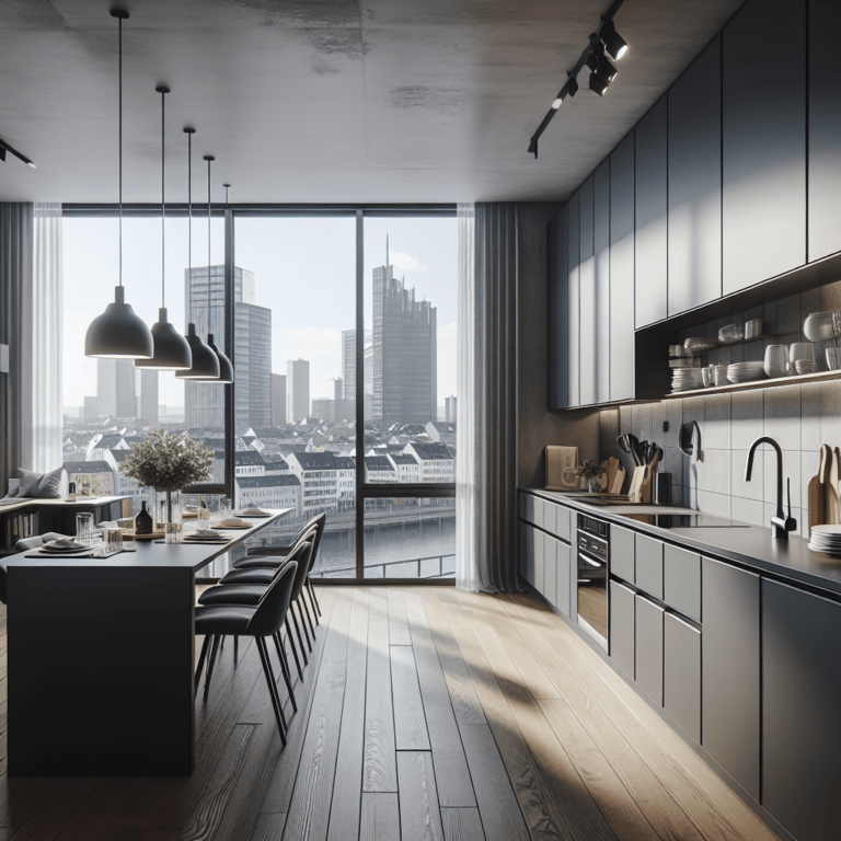 anthrazitfarbene Design Küche-Duisburg