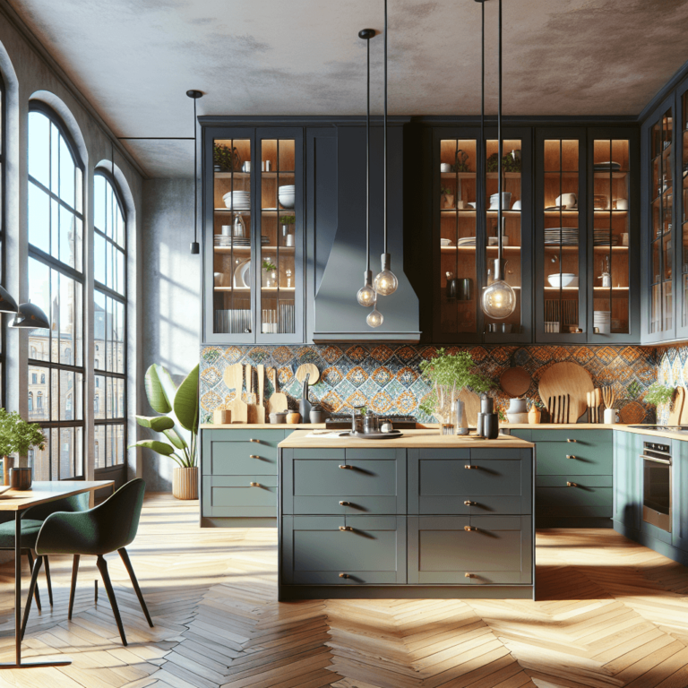 anthrazitfarbene Retro Küche-Duisburg