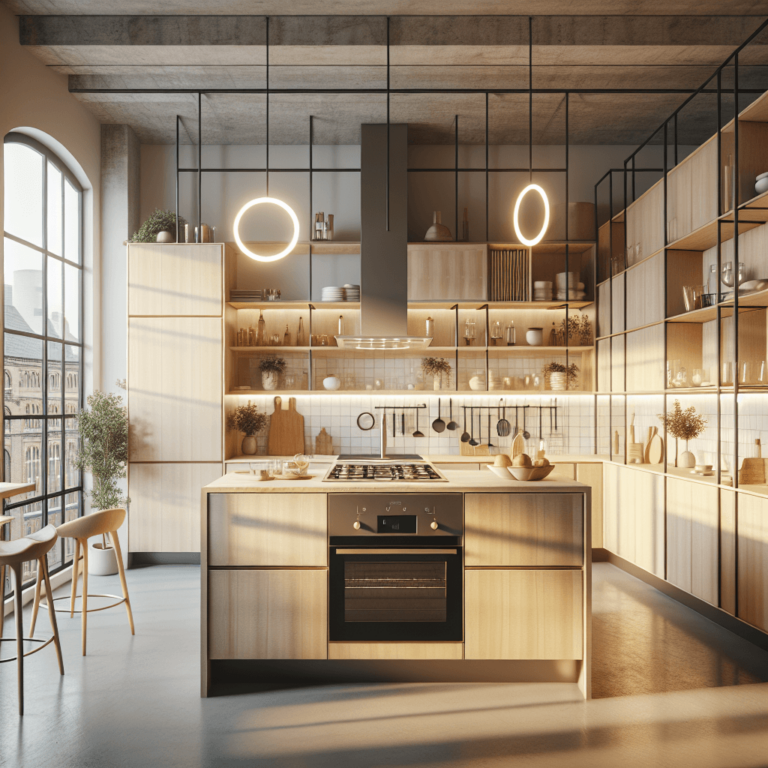 beige Küche im Loftstil-Duisburg