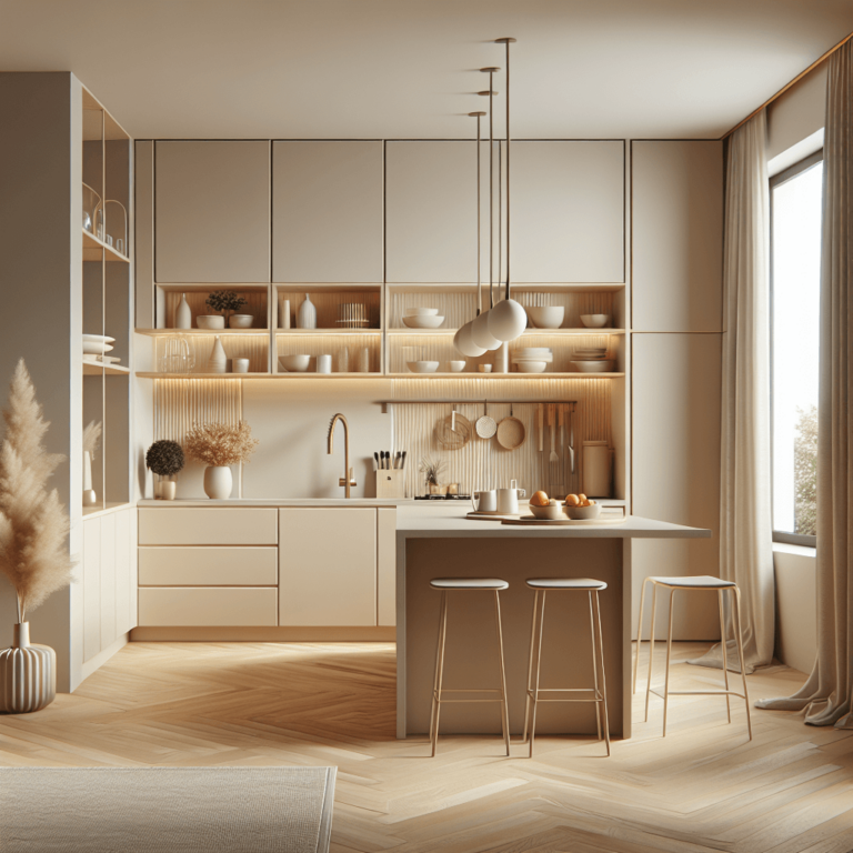 beige Minimalismus Küche-Duisburg