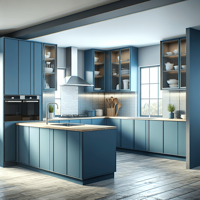 blaue Modulare Küche-Duisburg