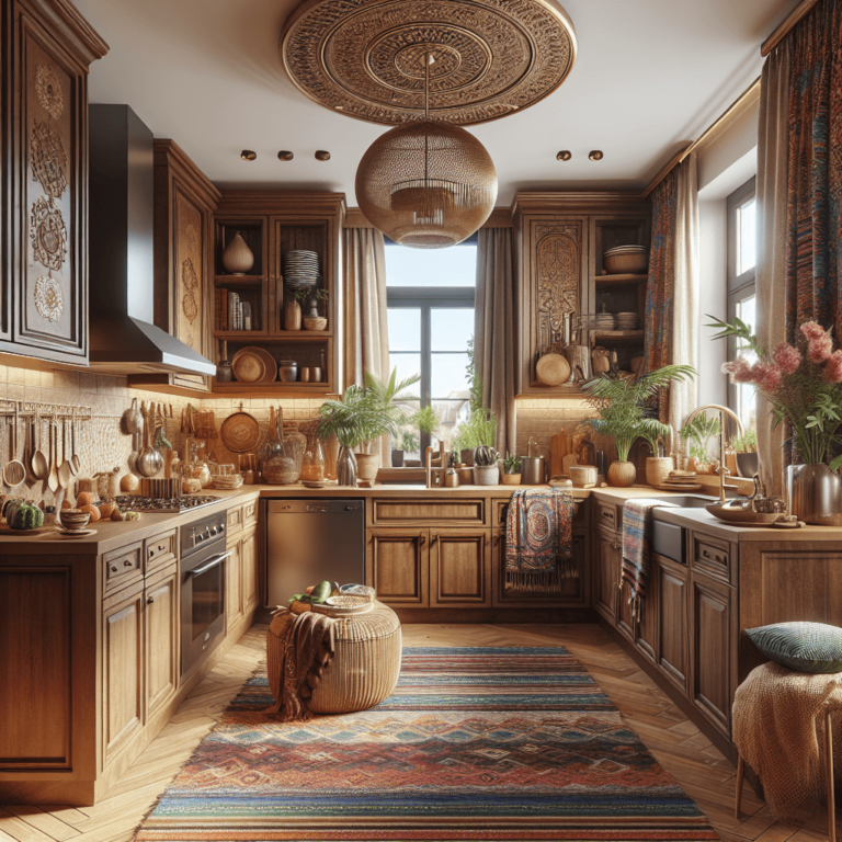 braune Boho Style Küche-Duisburg