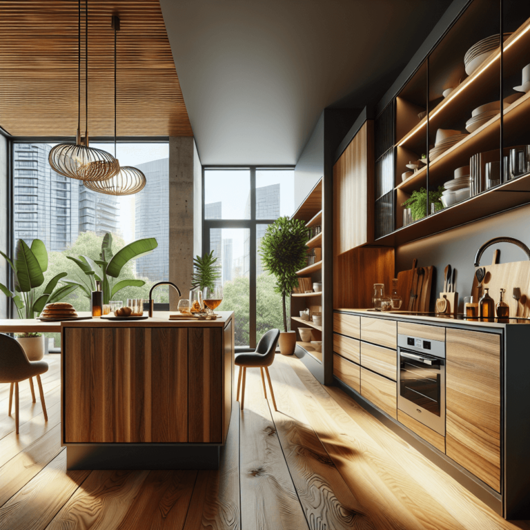 braune einzeilige Küche-Duisburg