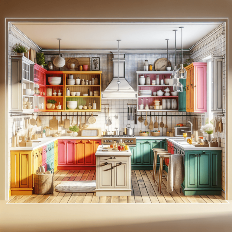 bunte Amerikanische Küche-Duisburg