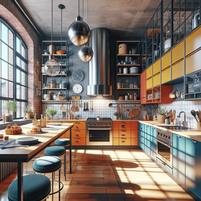 bunte Industrielle Küche-Duisburg