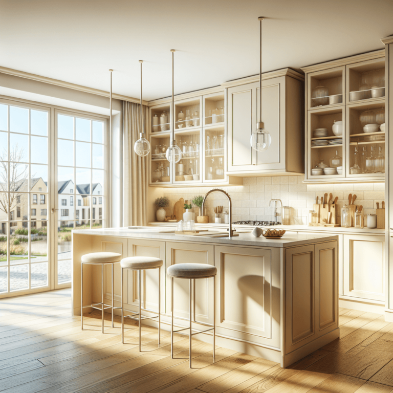 cremefarbene Barrierefreie Küche-Duisburg