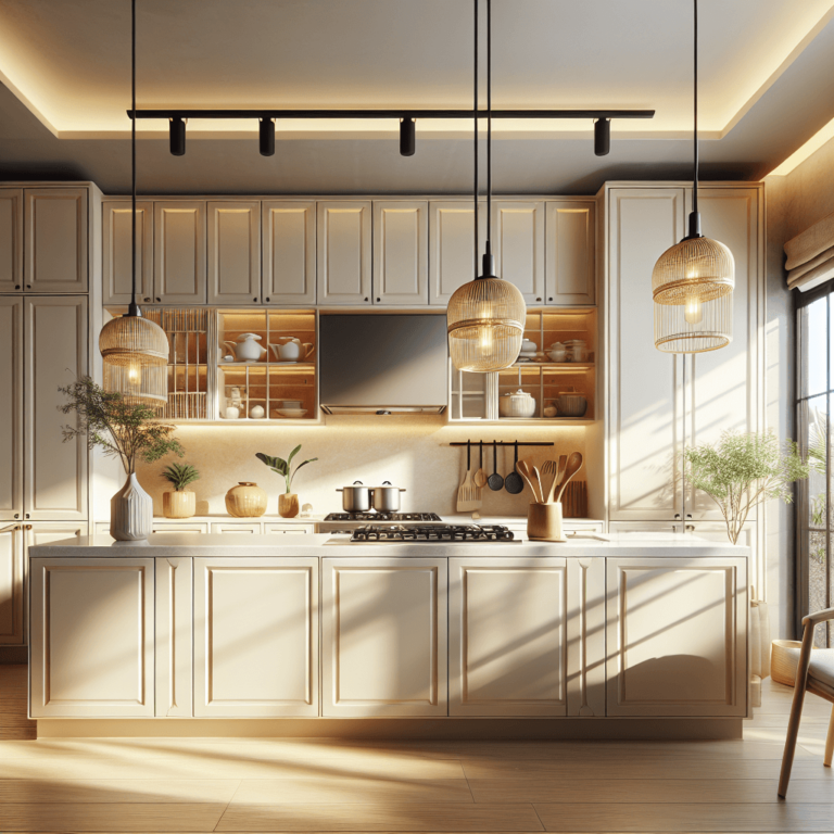 cremefarbene Küche im asiatischen Stil-Duisburg