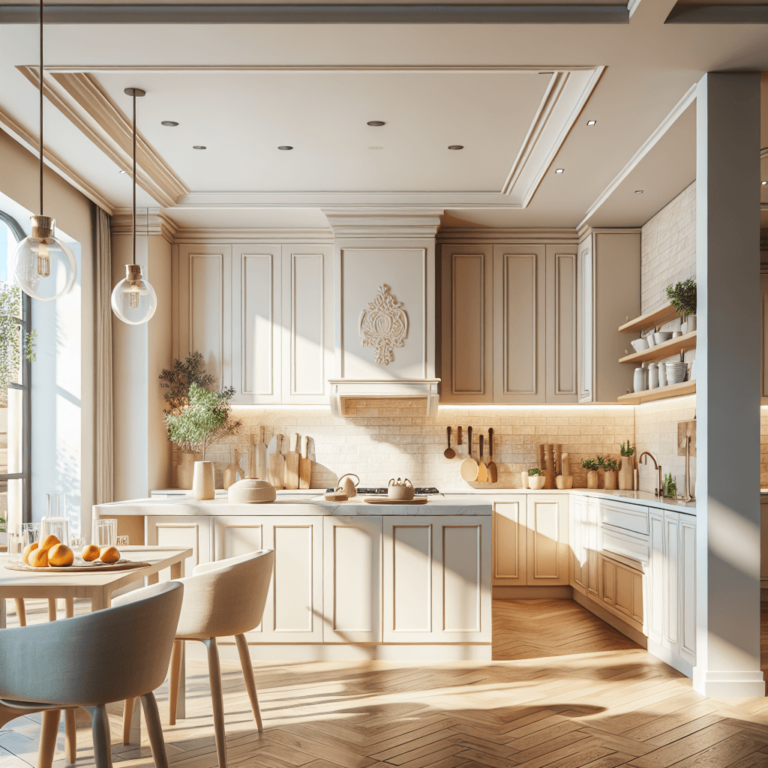 cremefarbene Mediterrane Küche-Duisburg