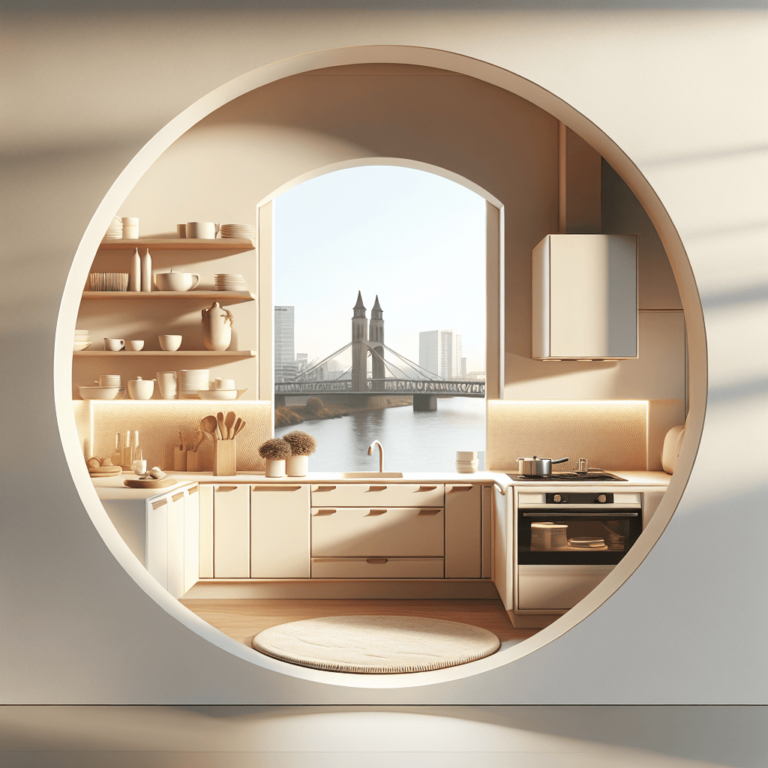 cremefarbene Rondell Küche-Duisburg