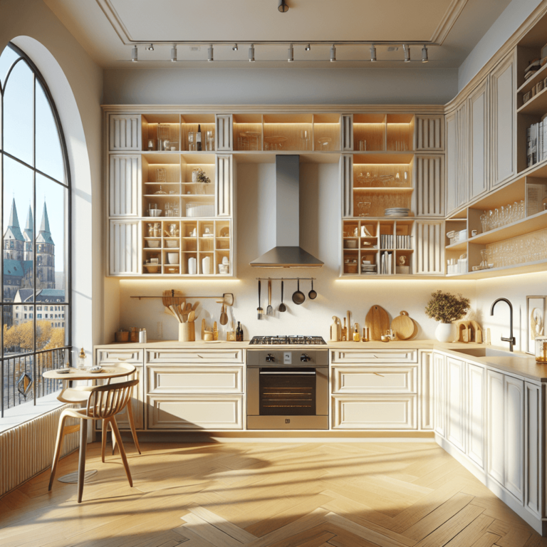 cremefarbene Wohnküche-Duisburg