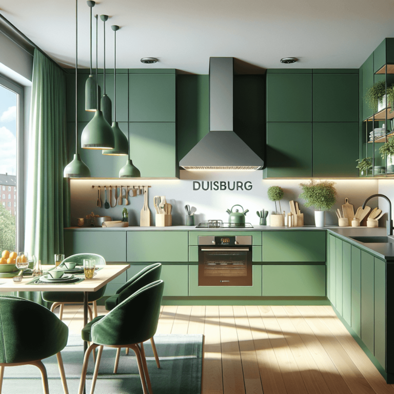 grüne Anrichte Küche-Duisburg