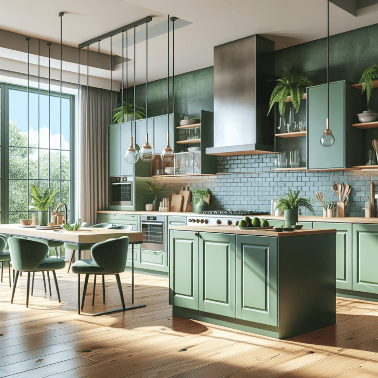 grüne Barrierefreie Küche-Duisburg