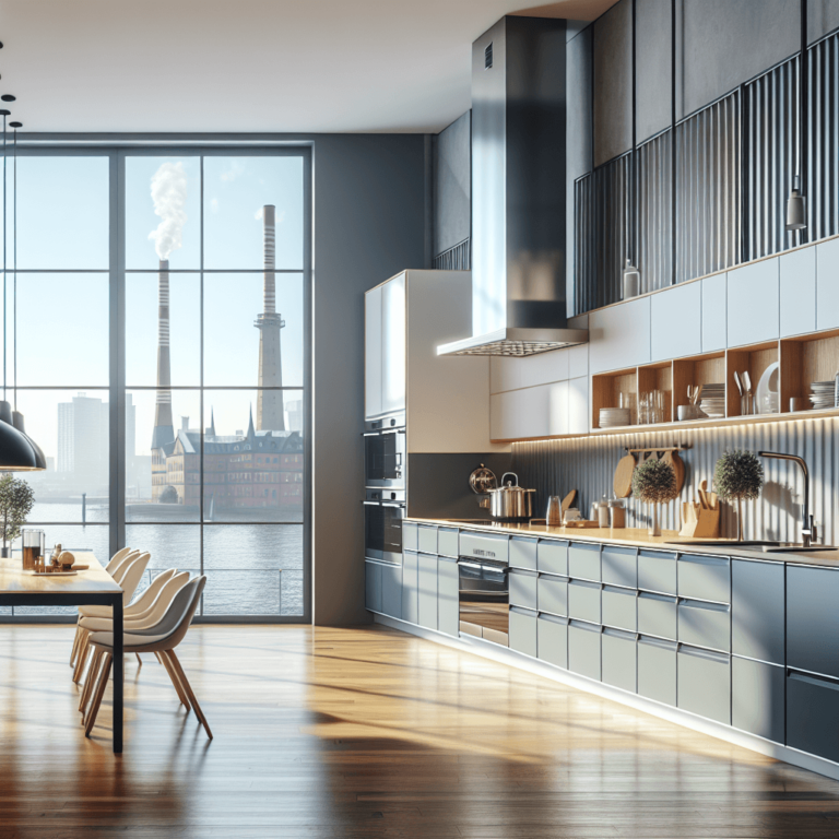 hochglanz Küche im skandinavischen Stil-Duisburg