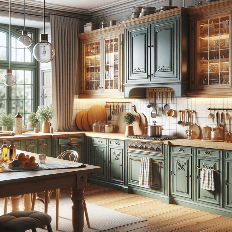 matte Küche im Vintage Chic Stil-Duisburg