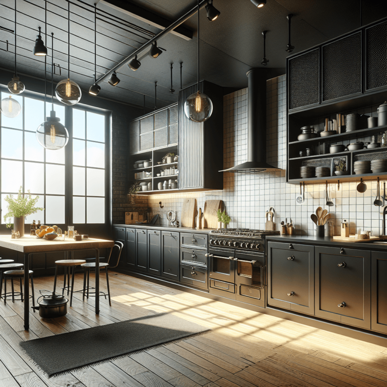 schwarze Industrial Style Küche-Duisburg