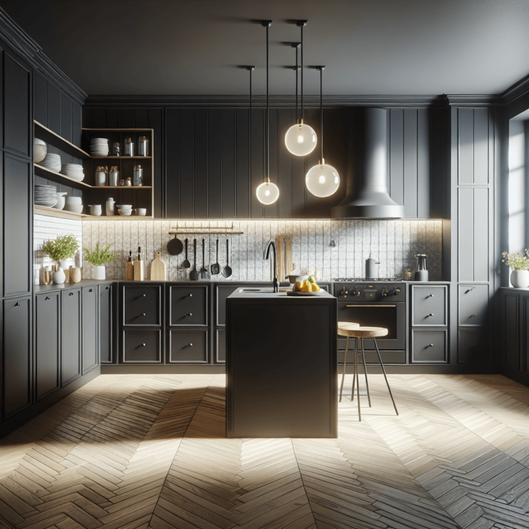 schwarze Singleküche-Duisburg