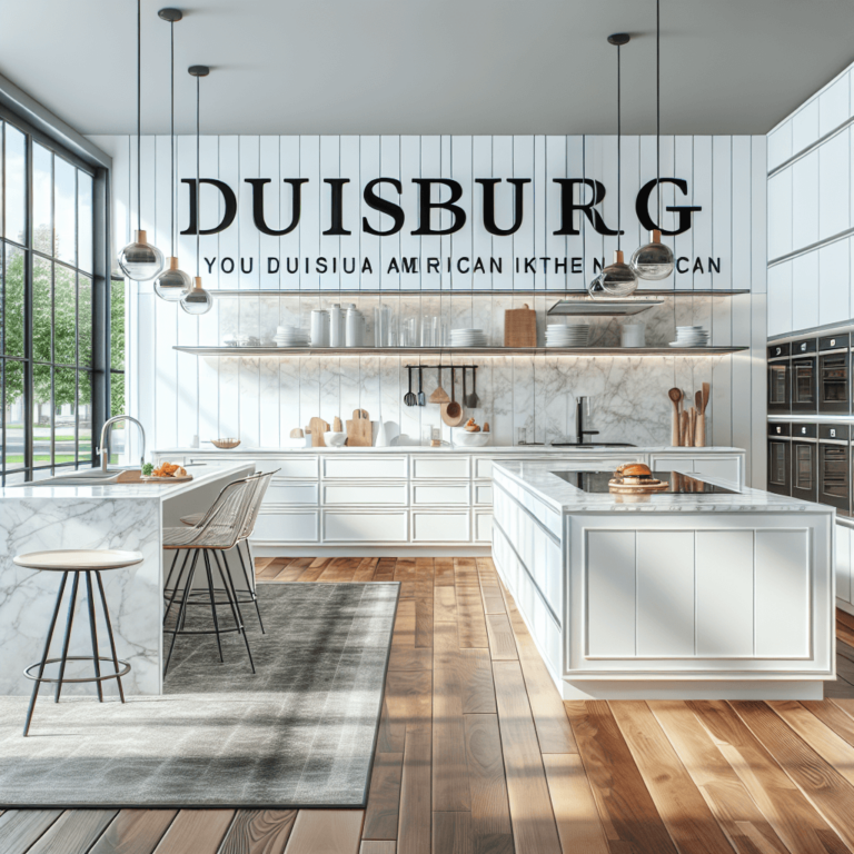 weiße Amerikanische Küche-Duisburg