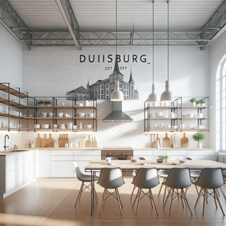 weiße Industrial Style Küche-Duisburg