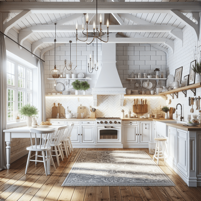 weiße Küche im Bauernhausstil-Duisburg