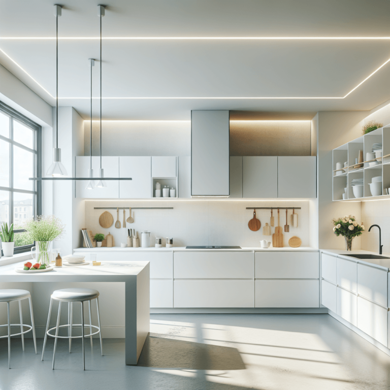 weiße Minimalismus Küche-Duisburg