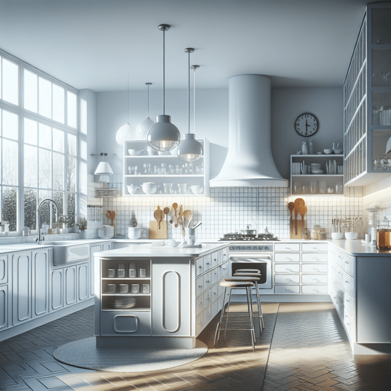 weiße Retro Küche-Duisburg