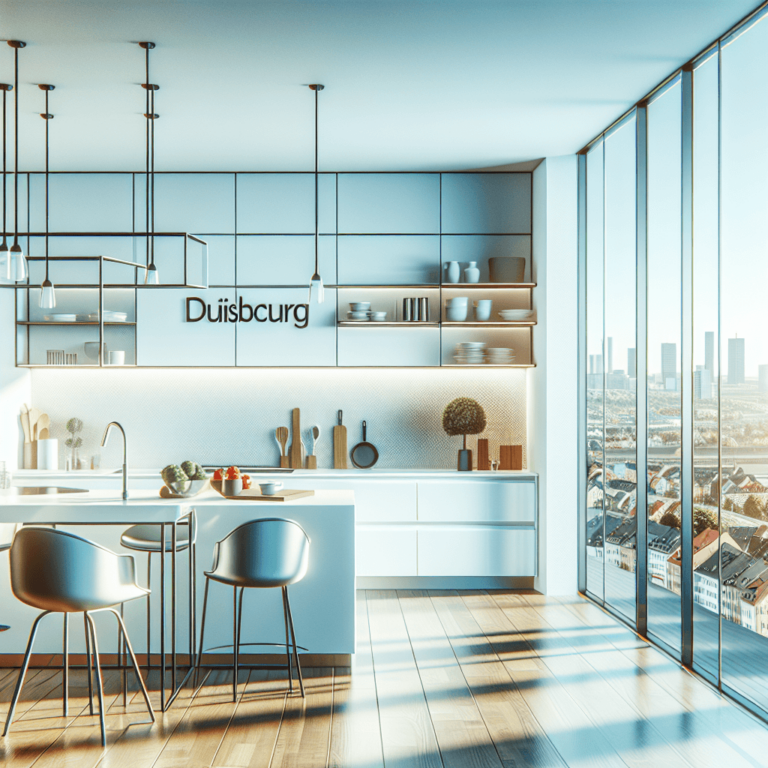 weiße Wohnküche-Duisburg
