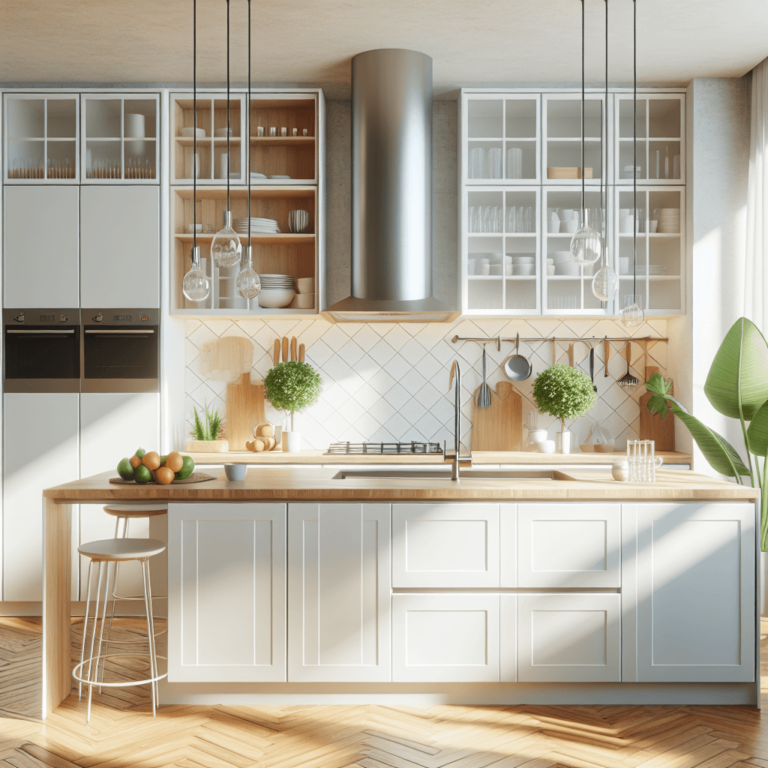 weiße einzeilige Küche-Duisburg